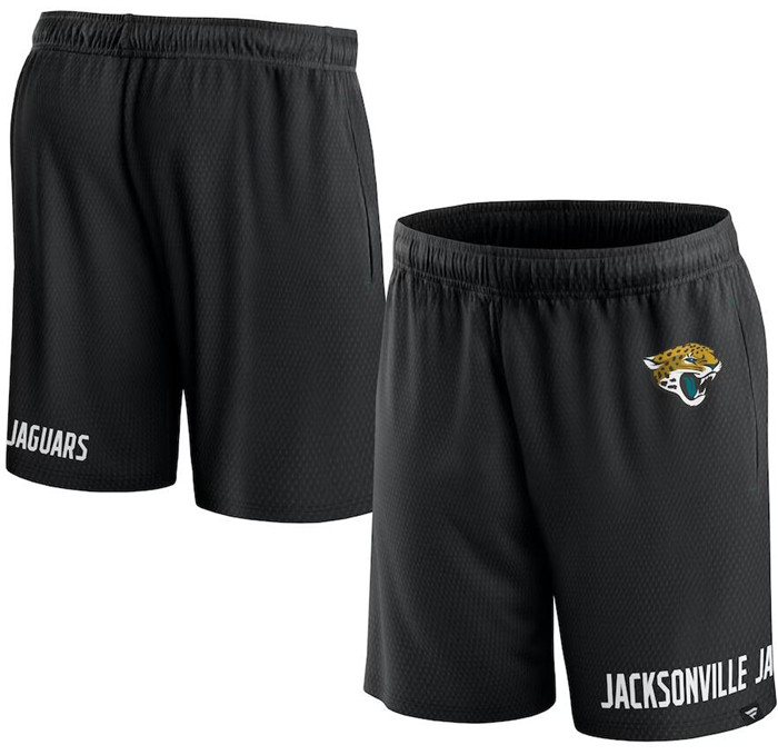 Men's Jacksonville Jaguars Black Shorts Men's Jacksonville Jaguars Black Shorts
